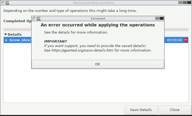 Dual-boot Windows 11 and Ubuntu - GParted Enlarge ESP Error