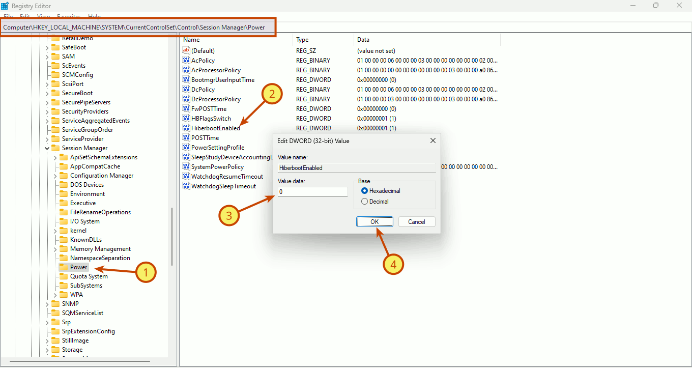 Dual-boot Windows 11 and Ubuntu - Disable Hibernation