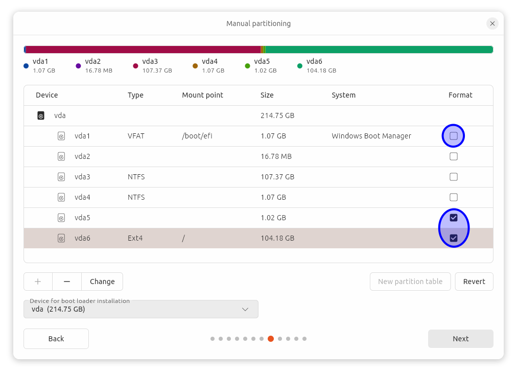 Dual-boot Windows 11 and Ubuntu - Ubuntu Create Ubuntu Final Partition