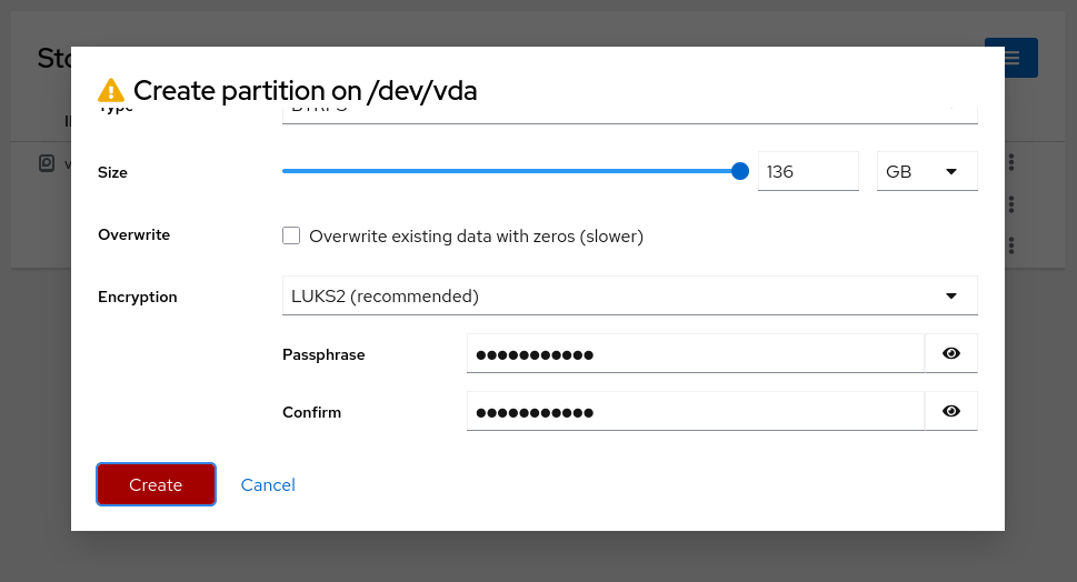 Install Fedora 42 with Full Disk Encryption Snapshot and Rollback Support - BTRFS LUKS2 partition